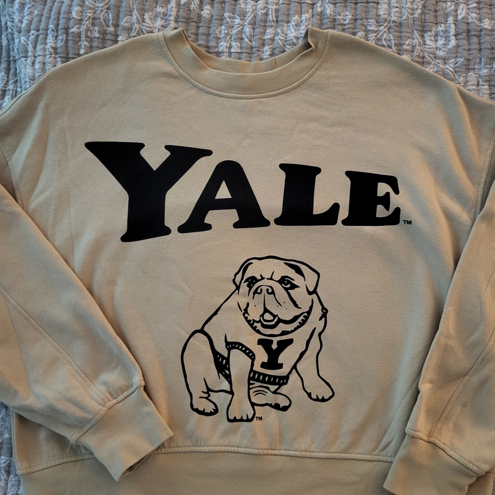 Divided Cream Yale University Sweatshirt